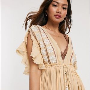 Free People “will wait for you” midi dress